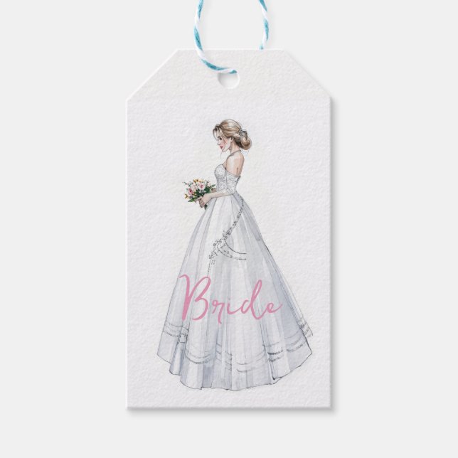 Möhippa Bröllop Dress Presentetikett (Framsidan)