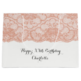 Möhippa Bröllop födelsedag Rosa ros Guld Snöre