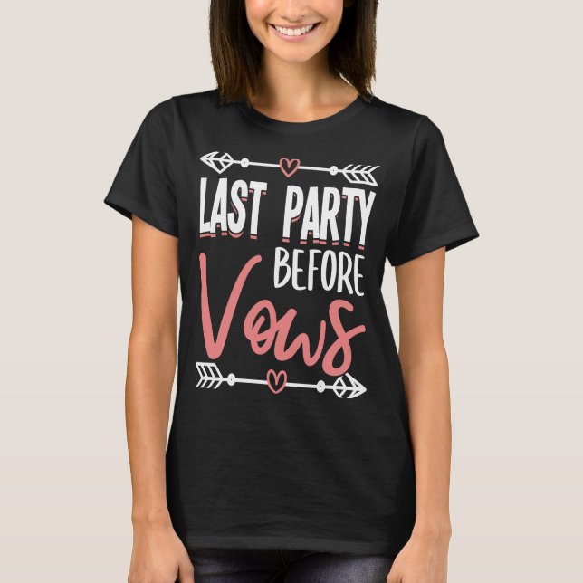 Möhippa Bröllop Gift Bachelor Brud Att Vara Hen Pa T Shirt (Framsida)