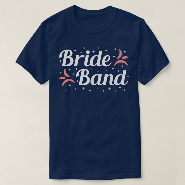 Möhippa Bröllop Gift Brud-Blivande T Shirt (Design framsida)