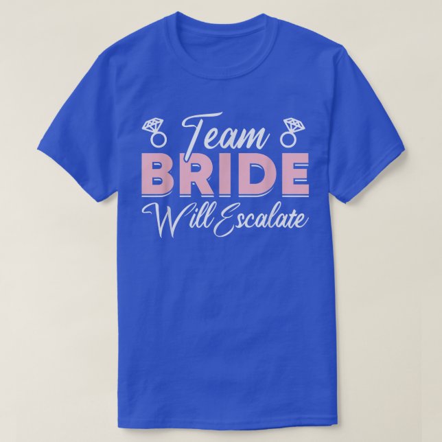 Möhippa Bröllop Gift Brud Brud-till-Bachelorette T Shirt (Design framsida)