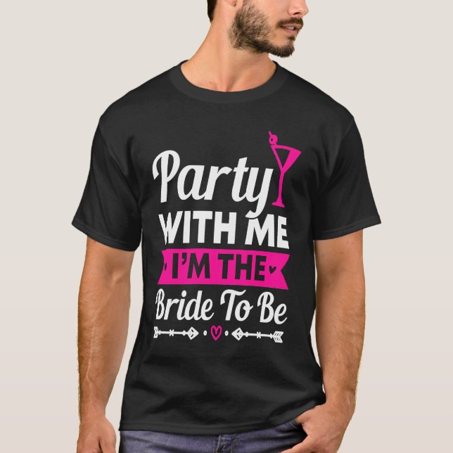 Möhippa Bröllop Gift Brudmö Brud Att Vara T Shirt (Framsida)