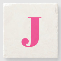 Möhippa Bröllop Gift Rosa Monogram Namn