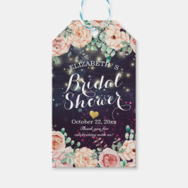 Möhippa Bröllop Modern Blommigt Lila Gnistra Presentetikett