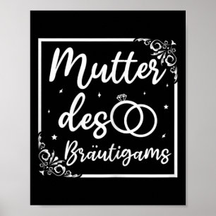 Möhippa Bröllop Morsa Mor i Groom Poster