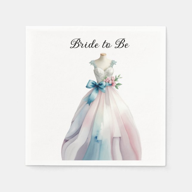 Möhippa Bröllop: Pappersservett (Framsidan)