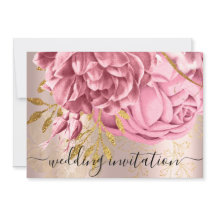 Möhippa Bröllop Rosa ros Guld Flowers Ro