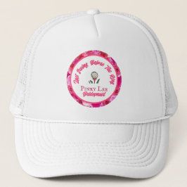 Möhippa Bröllopsfest Golf Rosa Blommig Keps