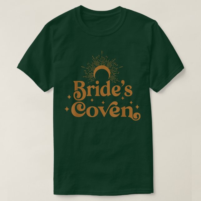 Möhippa Brud  Brudtärnor Häxa Brudar T Shirt (Design framsida)