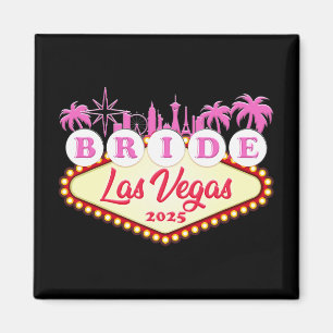 Möhippa Brud Las Vegas 2025 Sängvätning Magnet