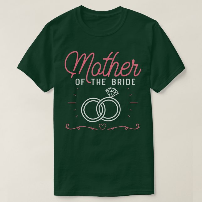 Möhippa Brud Mor Kvinnor Mamma Bröllop  T Shirt (Design framsida)