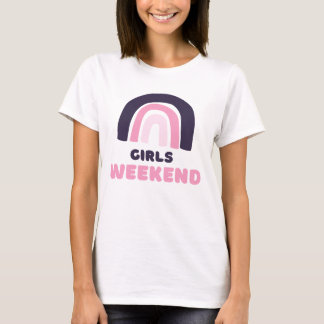 Möhippa Brud Retro Tjej Weekend Skoj T Shirt