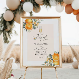 Möhippa Brunch Orange Möhippa Välkomstsignatur Poster