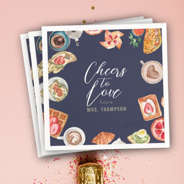 Möhippa Brunch Waffles Pancakes Pappersservett (Skapare uppladdad)