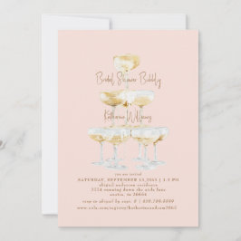 Möhippa BubLY Champagne Inbjudningar