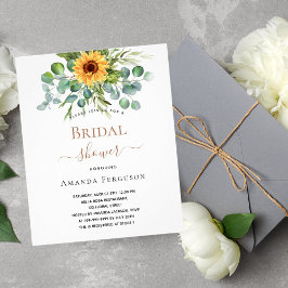 Möhippa budget för solblommor, eukalyptus flygblad