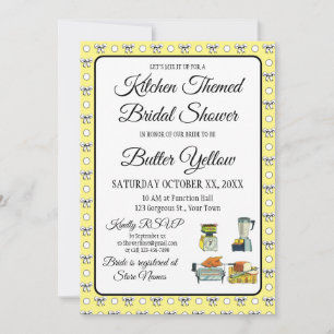 Möhippa Butter-Gult Vita Polka dots-rader