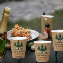 Möhippa Camp Bach Bachelorette Rustic Tent-fest Sk