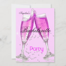 Möhippa Champagne rosa Inbjudningar
