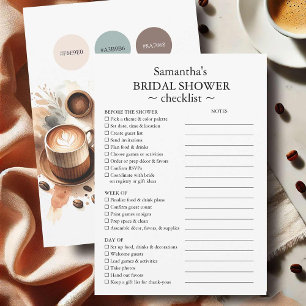 Möhippa Checklist och Stil Guide Coffee Inbjudningar