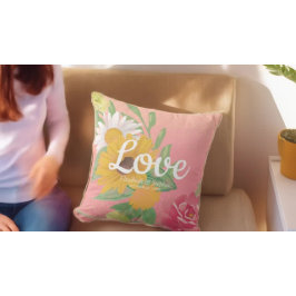 Möhippa Chic Ro Flowers Rosa Guld Glitter Kudde