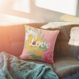 Möhippa Chic Ro Flowers Rosa Guld Glitter Kudde
