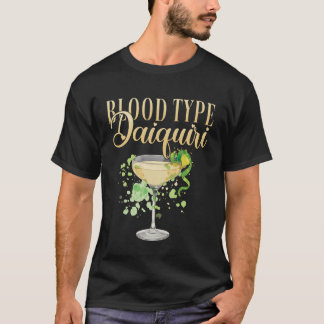 Möhippa Cocktail Blodtyp Daiquiri Långärmad T Shirt