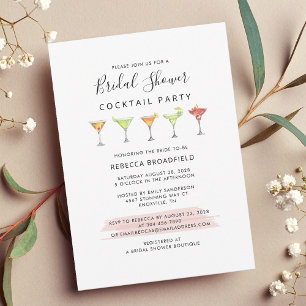Möhippa Cocktail Party Inbjudningar