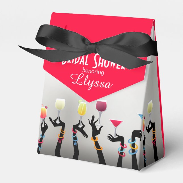 Möhippa Cocktail Party Presentaskar (Framsidan Sidan)