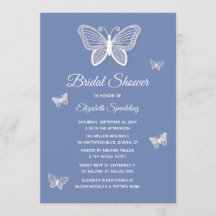 Möhippa Cornblomma Blue & White Butterflies