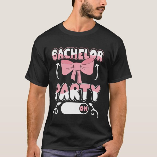 Möhippa Crew Groomer Bröllop Groom Rolig Brudgum T Shirt (Framsida)