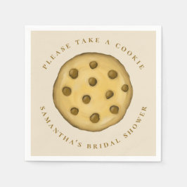 Möhippa Cute Whimsical Chocolate Chip Cookie Pappersservett