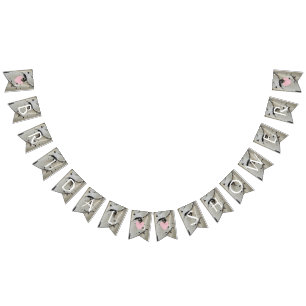 Möhippa-dekorbanderoll för Rustic Birch Wood Vimplar