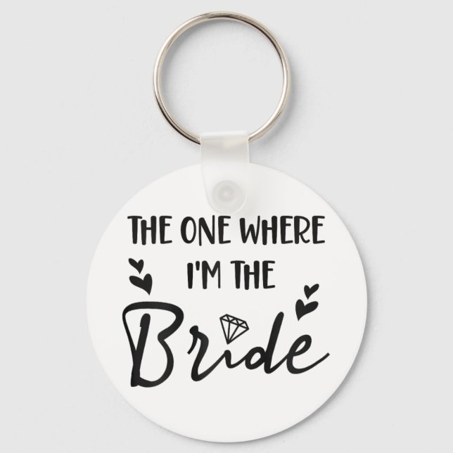 Möhippa Den där jag är bruden Nyckelring (Framsida)