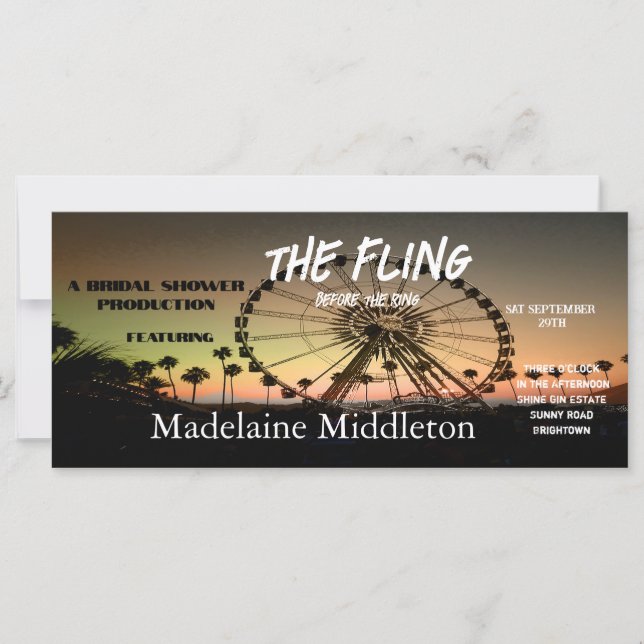 Möhippa Desert Sunset Festival Fling (Framsida)