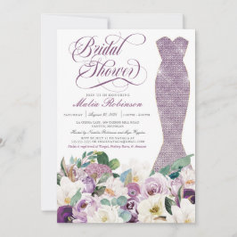 Möhippa Dress Glam Gown Botanical Lavender Inbjudningar