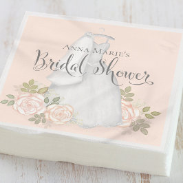 Möhippa Elegant Enkel Dress för modern Blommigt Pappersservett