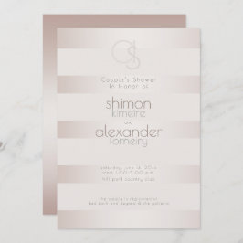 Möhippa | Elegant Modern  Pearl Rand Inbjudningar