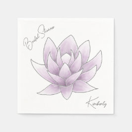 Möhippa Elegant Rosa Lotus Pappersservett