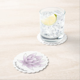 Möhippa Elegant Rosa Lotus Underlägg Papper