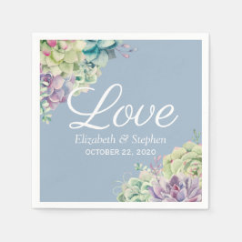 Möhippa Elegant Vattenfärgssuckkulor Pappersservett