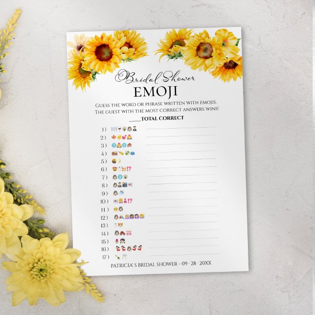 Möhippa Emoji | Fall Blommigt-bildskärmskort Inbjudningar (Skapare uppladdad)