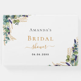 Möhippa eucalyptus greenery lavender gästböcker