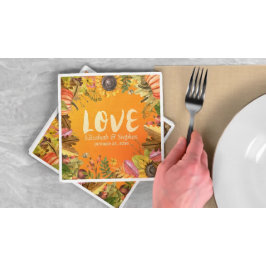 Möhippa Fall Maple Löv Pumpkin SunBlor Pappersservett