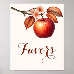 Möhippa favoriter för Fall Apple- Poster