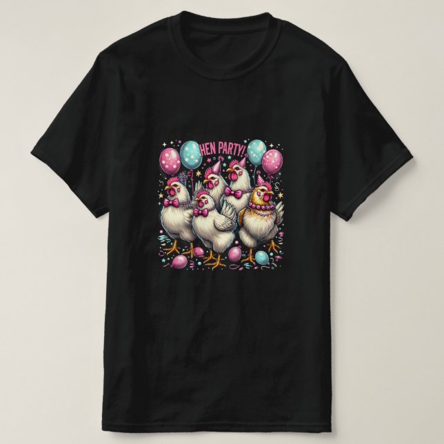 MÖHIPPA! Festlig Kycklingfirande Design T Shirt (Design framsida)