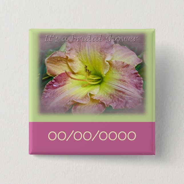 Möhippa Finare Rosa Daylily Blommar Knapp (Framsida)