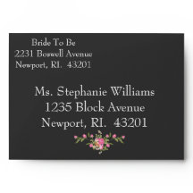 MÖHIPPA för anpassade Rosa/svart blommigt