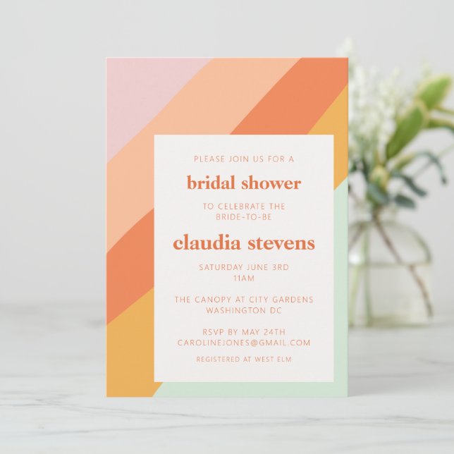 Möhippa för återföringsklippning av Chic Inbjudningar (Stående Fram)