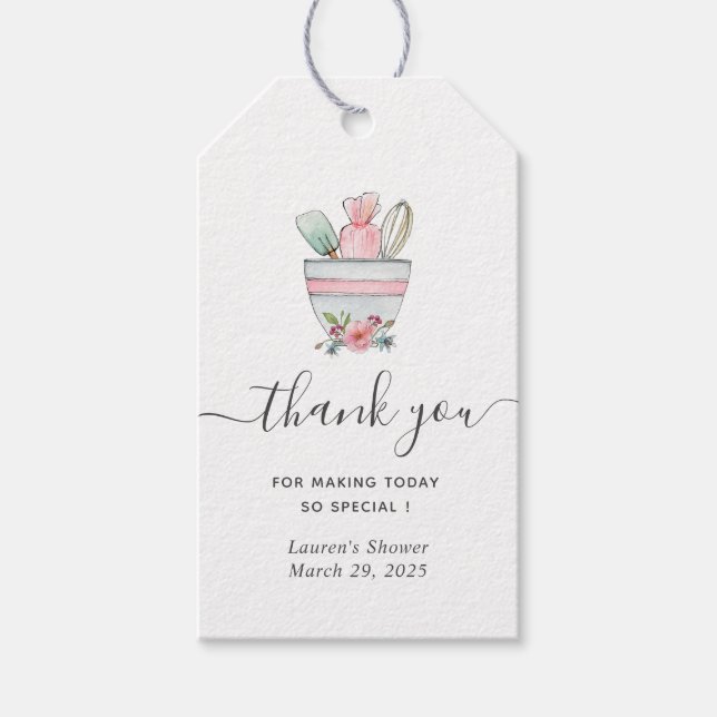 Möhippa för att ta fram redskap Tack Märkre Presentetikett (Framsidan)